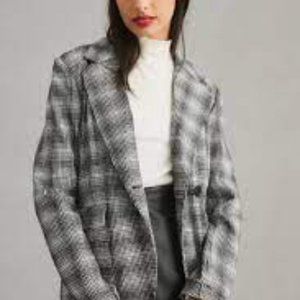 Maeve Plaid Blazer